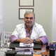 Prodromos Isaakidis in his office.